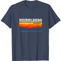 T-shirt Heidelberg pour hommes en noir — T-shirts pour hommes