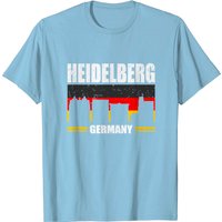 T-Shirt Heidelberg pour hommes en noir — T-shirts pour hommes