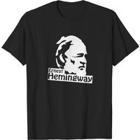 Ernest Hemingway Men's T-Shirt in Black
