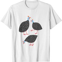 Guinea Fowl Cute Hen Bird T-Shirt for Men