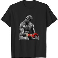T-shirt rouge Ego-ancient Boxer At Rest pour hommes — T-shirts pour hommes