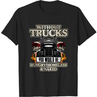 Badass Trucker Shirt US Truckers Men's Vintage T-Shirt — Mens T Shirts
