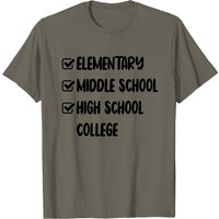 T-Shirt pour Hommes Diplômé du Lycée — T-shirts pour hommes