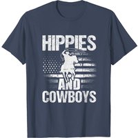 Hippies And Cowboys Men's Gift T-Shirt