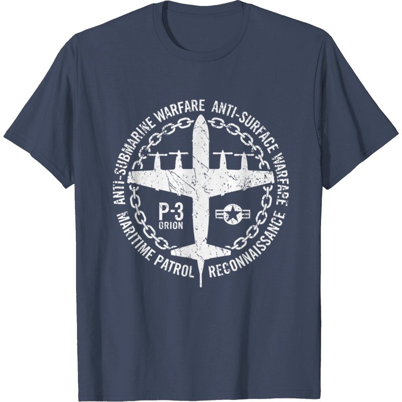 P-3 Orion Naval Maritime Patrol Aircraft T-Shirt for Men — Mens T Shirts