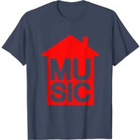 T-Shirt pour hommes House Music en noir