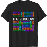 T-Shirt Météorologie Mots Prévisions Météo pour Hommes — T-shirts pour hommes
