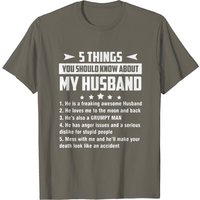 5 choses à savoir sur mon mari T-Shirt pour hommes — T-shirts pour hommes