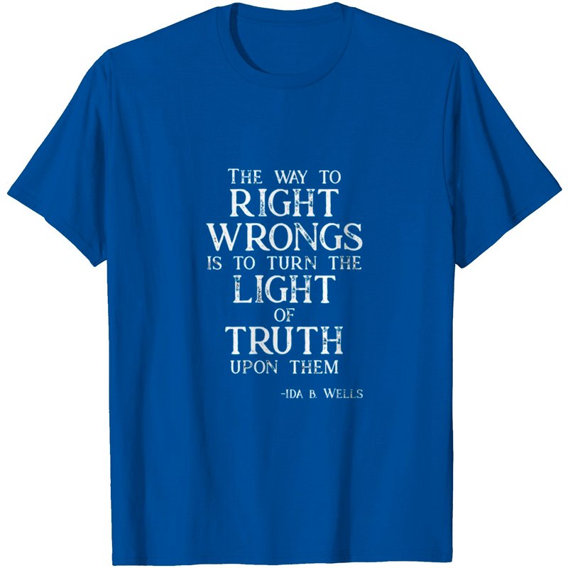 T-Shirt Ida B Wells Light Of Truth pour hommes — T-shirts pour hommes