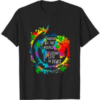 Imagine All The People Living Life In Peace Hummin T Shirt for Men — Mens T Shirts