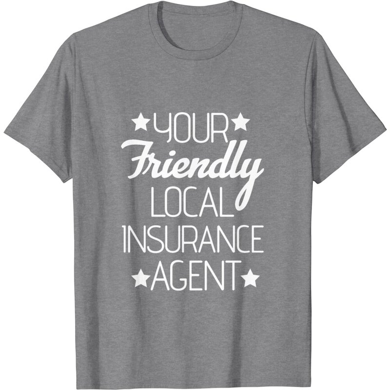 T-Shirt Cadeau pour Agent d'Assurance Local pour Hommes — T-shirts pour hommes