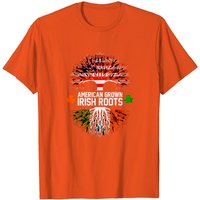 T-shirt pour hommes Irish-American Grown With Irish Roots — T-shirts pour hommes