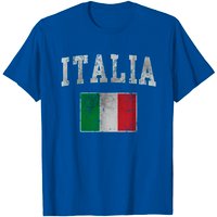 T-Shirt Vintage Italia Drapeau Italien pour Hommes — T-shirts pour hommes