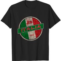 T-Shirt pour hommes avec design de drapeaux vintage d'Italie