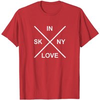 T-shirt Bon Iver Skinny Love pour hommes en noir