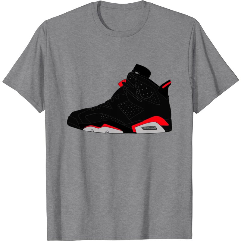 J6-Black Infrared T-Shirt for Men — Mens T Shirts