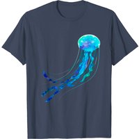 T-Shirt Jellyfish pour hommes en noir