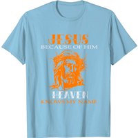 T-Shirt pour hommes Jesus en noir