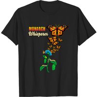 T-shirt Monarch Whisperer Cycle de vie du papillon pour hommes