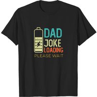 T-shirt pour hommes Dad Joke Loading Please Wait, couleur vintage — T-shirts pour hommes