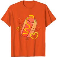 T-Shirt Mignon Hotdog pour Hommes en Noir — T-shirts pour hommes
