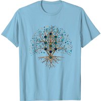 T-shirt Kabbalah Arbre de Vie Marbre et Or pour Hommes