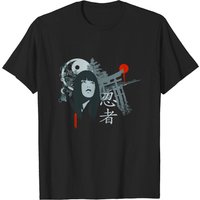 Katana Girl T Shirt for Men in Black — Mens T Shirts