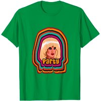 T-shirt de fête pour hommes Katya Zamolodchikova en noir
