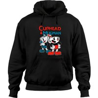 Hoodies Cuphead & Mugman Duo Dynamique pour Unisexe