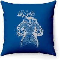 Coussin décoratif Mushroom Shaman Man Art rupestre Tassili de 11000 ans