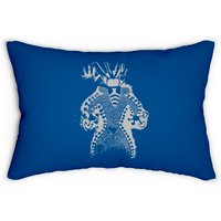 Coussin Lombaire Art Cave Tassili de l'Homme Champignon de 11000 Ans — Coussins décoratifs