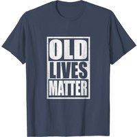 T-Shirt Old Lives Matter pour hommes en noir — T-shirts pour hommes