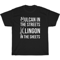 Vulcan In The Streets, Klingon In The Sheets Men's T-Shirt