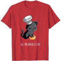 All You Knead Is Love Men's T-Shirt in Black