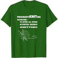 T-Shirt Procrastiknitting pour Hommes - Design de Tricot Amusant — T-shirts pour hommes