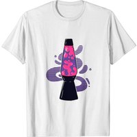 T-shirt Lava Lamp Rose et Bulles de Velours pour Hommes — T-shirts pour hommes
