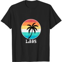 Laos T Shirt for Men - Black