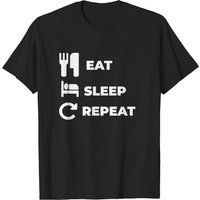 T-Shirt Lazy pour hommes en noir — T-shirts pour hommes