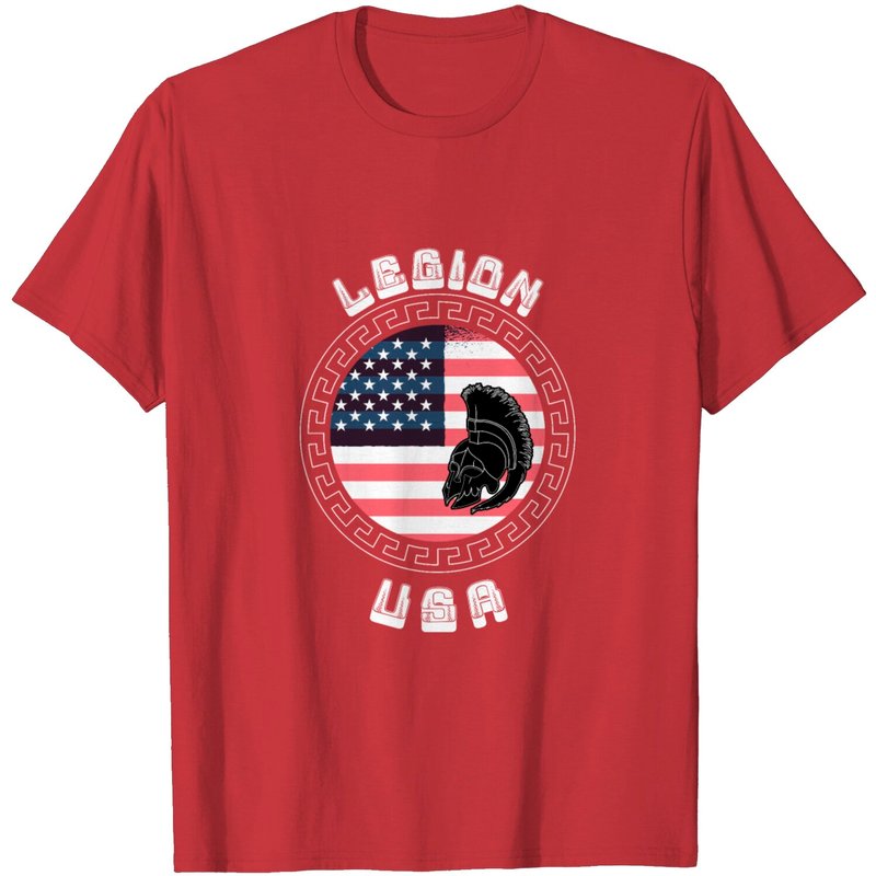Legion USA Men's T-Shirt in Black — Mens T Shirts