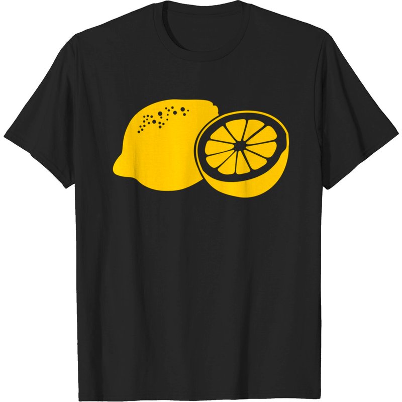 Lemon T Shirt for Men - Black — Mens T Shirts