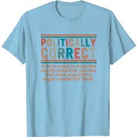 T-Shirt Définition Politique Correcte pour Hommes