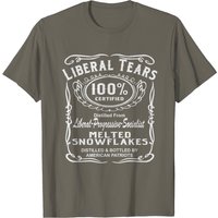 T-Shirt Liberal Tears Melted Snowflakes pour hommes — T-shirts pour hommes