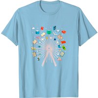 Book Library T Shirt for Men in Black — Mens T Shirts