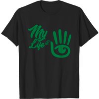My Life Is Second Life Men's T-Shirt in Black
