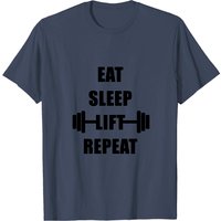 Eat Sleep Lift Repeat Fitness T Shirt for Men