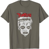 I Like Turtles Zombie Boy Skull Face T-Shirt for Men