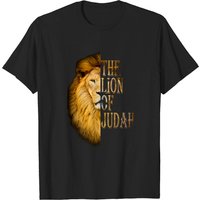 Lion Of Judah T Shirt for Men - Black