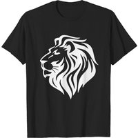 White Lion Head T-Shirt for Men