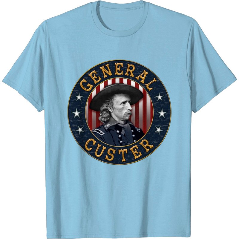 T-shirt historique de General Custer pour hommes