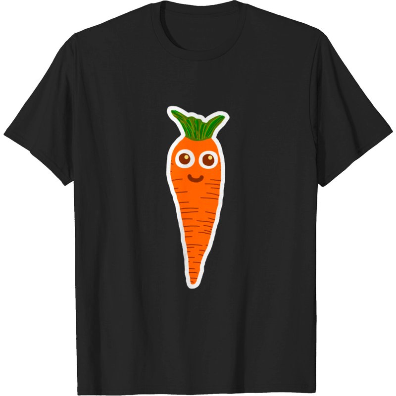 T-Shirt pour hommes Little Carrot en noir — T-shirts pour hommes